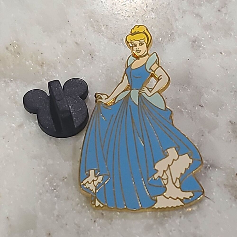 Disney Pin 41875 Cinderella Platinum Edition DVD Release Princess Blue 2005